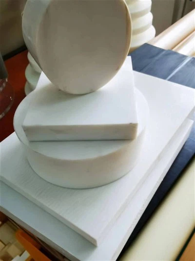 White PET Rod Applied in Bearing Industry